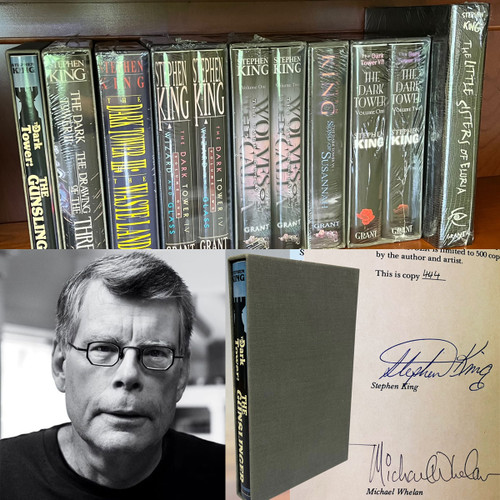 Stephen King "The Dark Tower" Signed Limited Edition, Partial Matching Numbers 11-Volume Set [Fine/Sealed]