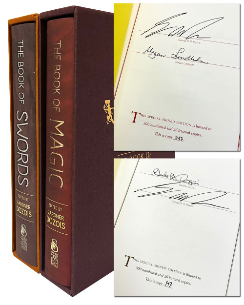 "The Book Of Swords" and "The Book Of Magic" Slipcased Signed Limited Edition 2-Volume Matching Numbers Set No. 147 of 300 [Very Fine]