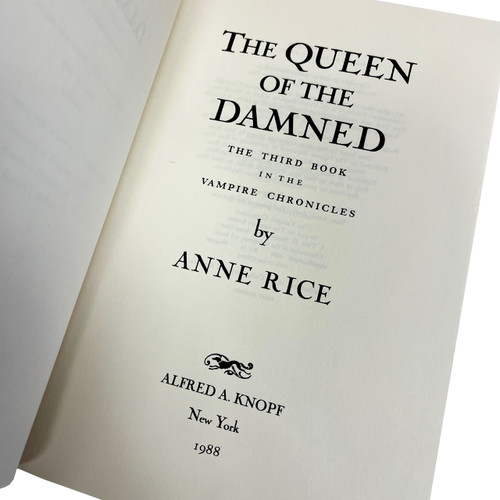 Anne Rice, The Vampire Chronicles Trilogy 