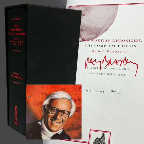 Ray Bradbury "The Martian Chronicles: The Complete Edition" Slipcased Signed Limited First Edition No. 201 of 1,000  [Sealed]