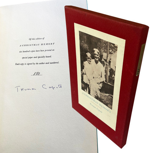 Truman Capote "A Christmas Memory" Slipcased Signed Limited Edition No. 180 of 600