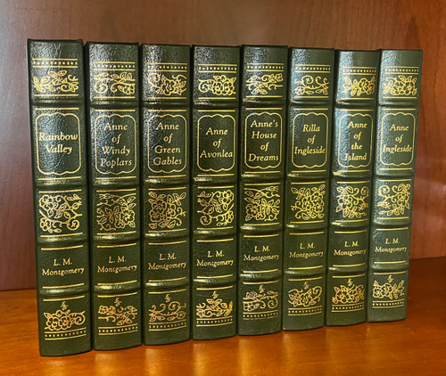 L. M. Montgomery "Anne of Green Gables" Illustrated Limited Edition, Leather Bound 8-Vol Complete Matching Set