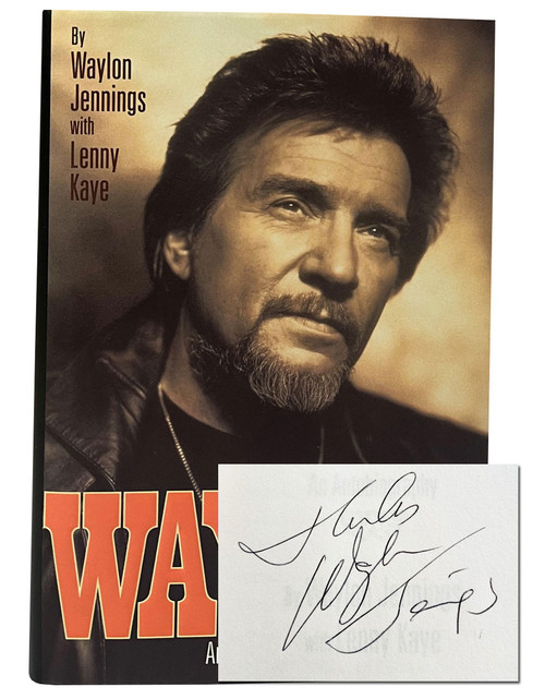 Waylon Jennings "Waylon: An Autobiography" Signed First Edition, First Printing w/COA [Very Fine]