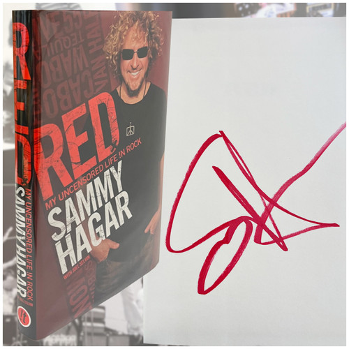 Sammy Hagar "Red" Signed First Edition, First Printing w/COA [Fine/Fine]