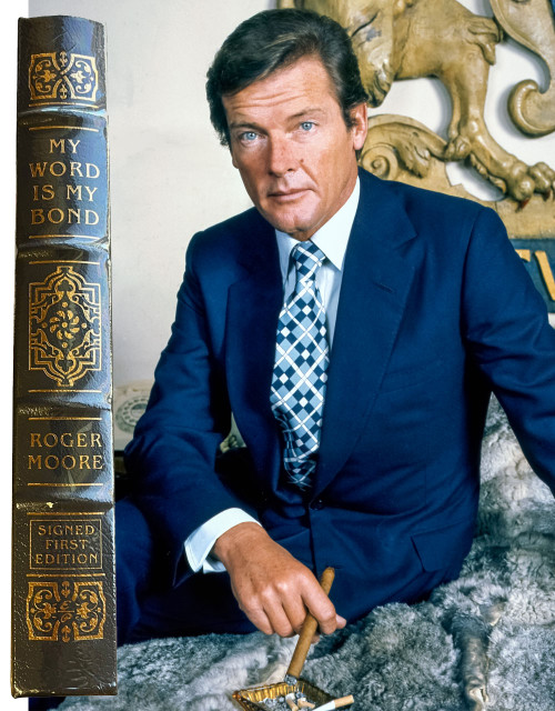 Roger Moore "My Word Is My Bond" Signed First Edition of 1,225 w/COA [Sealed]