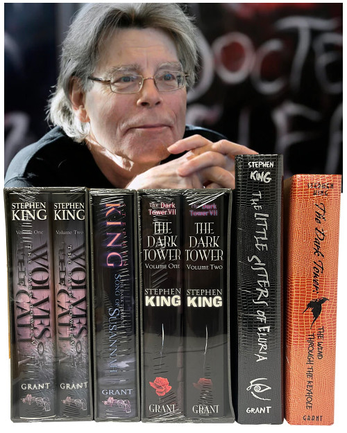 Stephen King "The Dark Tower" Signed Limited Edition No. 678, 5-Volume Matching Numbers Set [Sealed]