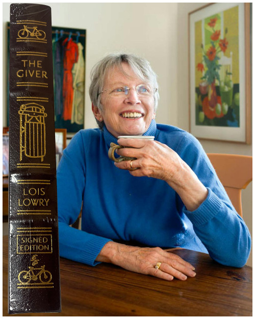 Lois Lowry "The Giver" Signed Limited Edition, Leather-Bound Collector's Edition w/COA [Sealed]
