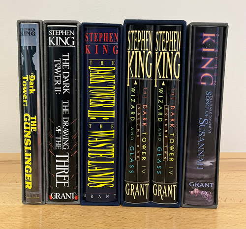 Stephen King "The Dark Tower" 5 Book Signed Limited Edition "Publisher's Copy" Set