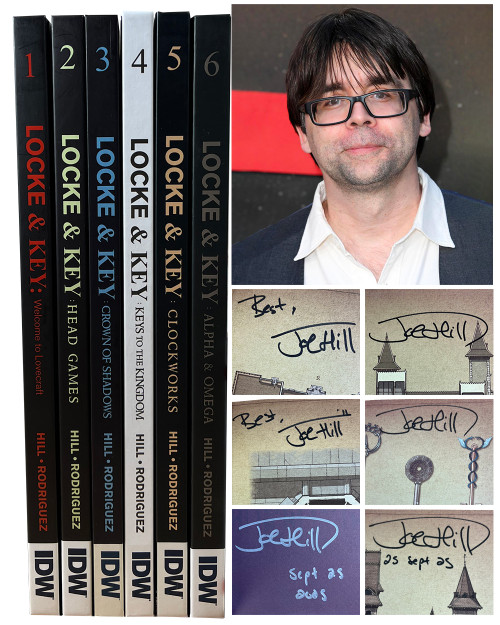 Joe Hill "Locke & Key" Signed Six Volume Set,  Hardcover Graphics Novels [Fine]
