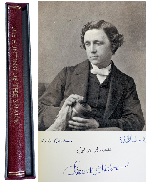 Lewis Carroll "The Hunting of the Snark" Illustrated by Henry Holiday. Centennial Edition. Signed Limited Edition No. 182 of 395 w/ Portfolio of Prints.