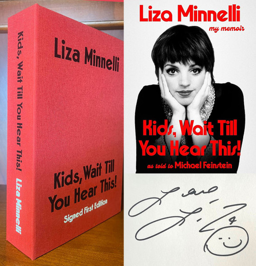 Liza Minnelli "Kids, Wait Till You Hear This!" Traycased Signed First Edition, First Printing, Limited Edition of 100 w/COA [Sealed]