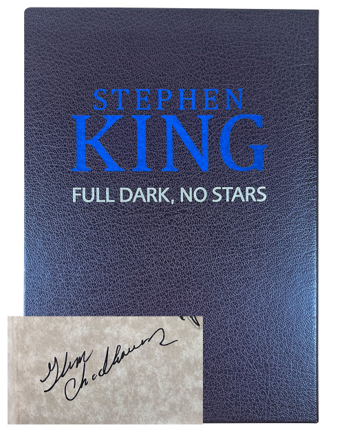 Stephen King "Full Dark, No Stars" Slipcased Deluxe Limited First Edition, Signed and Remarqued w/COA