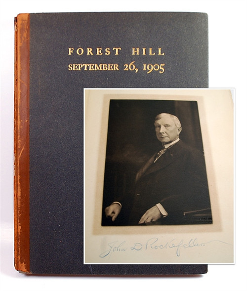 "A Visit To Mr. John D. Rockefeller By Neighbors and Friends" Signed Limited Edition #275/425