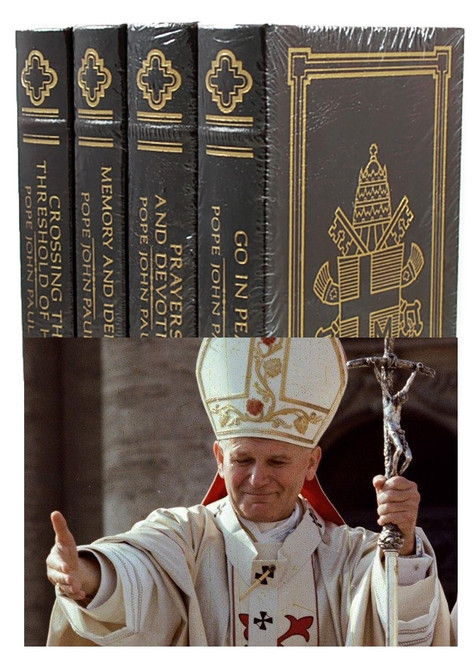 Easton Press "The Writings of Pope John Paul II" Leather Bound Limited Edition, Complete Matching 4-Vol. Set [Sealed]