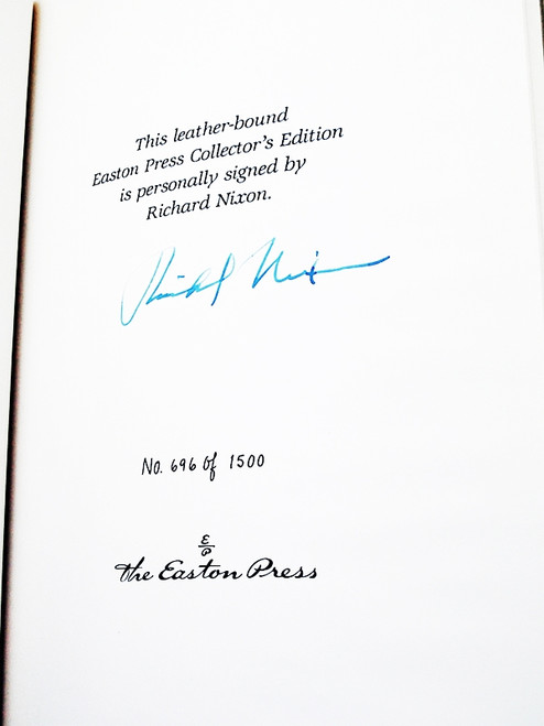 Easton Press, Richard Nixon "The Richard Nixon Library" Signed Limited Edition, 6 Volume Complete Matched Set  (Fine)