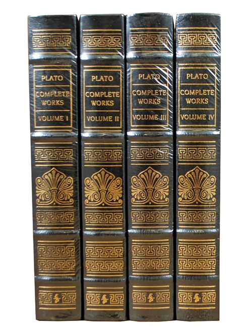 Easton Press "Plato: Complete Works" Leather Bound Limited Edition, Complete 4 Volume Matching Set [Sealed]