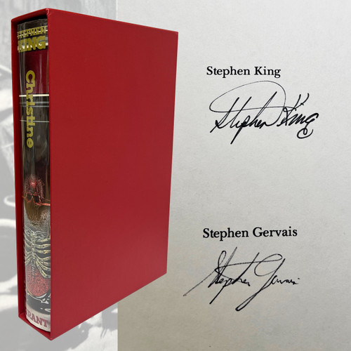 Stephen King "Christine" Slipcased Signed Limited Deluxe First Edition No. 830 of 1,000