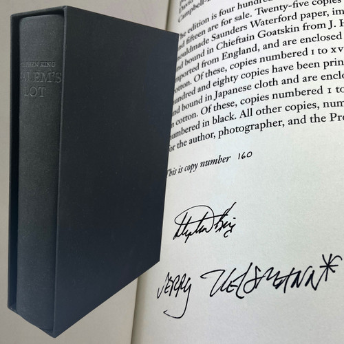 Stephen King "Salem's Lot" Centipede Press, Signed Deluxe Limited Edition, No. 160 of 300 [F/F]