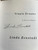 Linda Ronstadt "Simple Dreams: A Musical Memoir" Signed First Edition, First Printing [NF/NF]