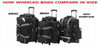 How Wheeled Bags Compare in Size