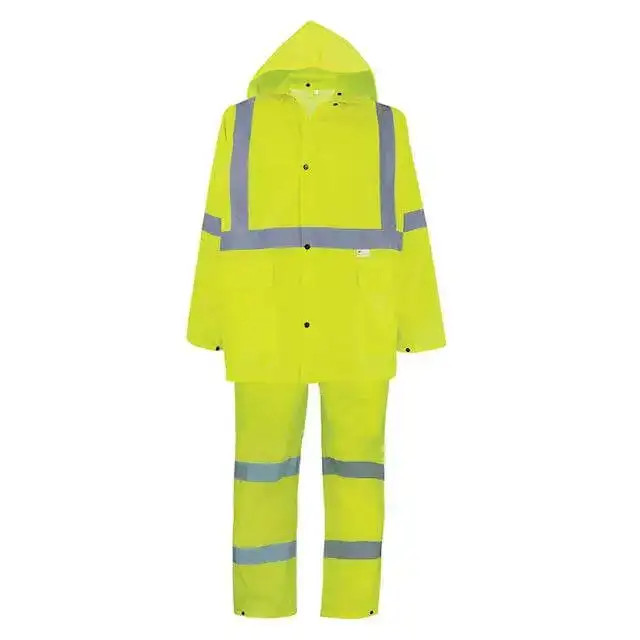 Class Rain Suit ANSI Class High Visibility Rain Jacket