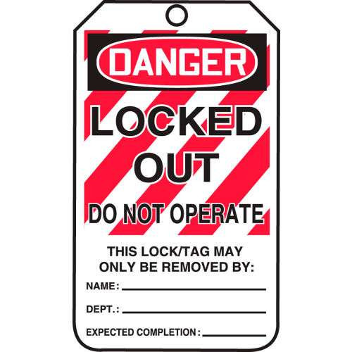 Lockout Tagout Tag | OSHA Compliant | Durable Safety Tag