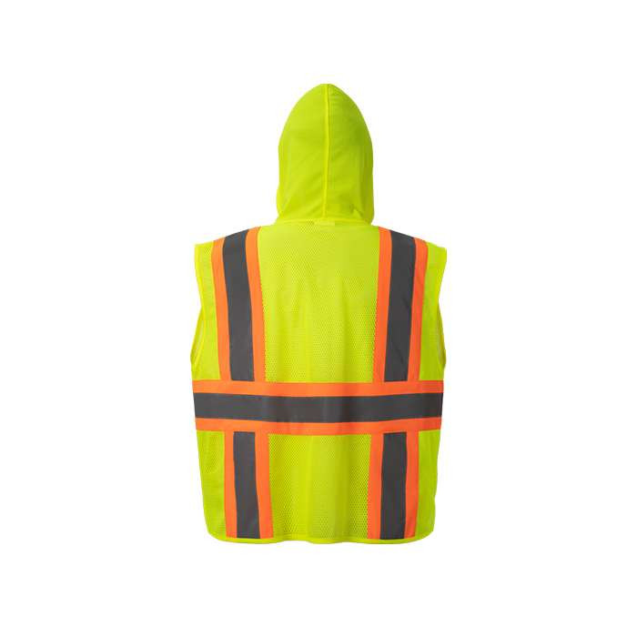 High Visibility Vest With Hoodie