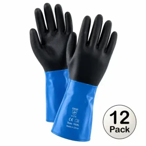 Chem Master neoprene chemical resistant gloves EN 374 Type A CAT III industrial PPE