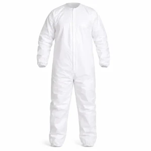 Tyvek® 400 disposable coverall with elastic wrist and ankle for Level C protection