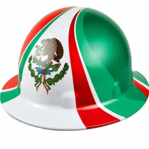 Honeywell Mexican Flag Hard Hat for industrial safety and pride