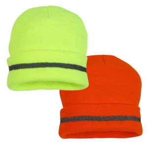 Reflective Safety Beanie – 3M Stripe for Night and Low-Light Visibility