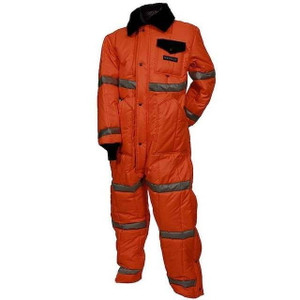-50°F High Vis Freezer Insulated Coveralls for Cold Storage PPE
