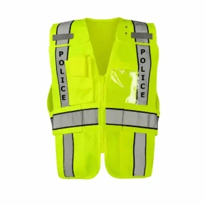 Police Traffic Safety Vest High Visibility Reflective Roadside Gear