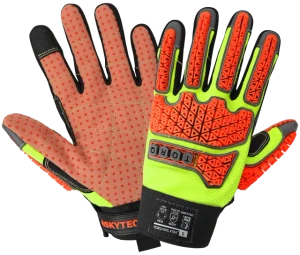 Torq Hail Xtra™ High-Visibility Multi-Hazard Gloves with a Tuffalene® Lined Synthetic Leather Palm