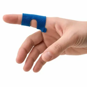 Knuckle Metal Detectable Blue Bandage