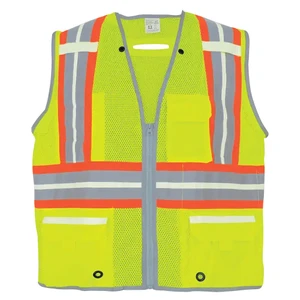 hi vis safety vest with tablet ipad pocket ansi class 2