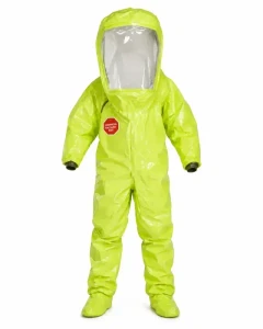 Tychem® 10000 Level B encapsulated hazmat suit for chemical and splash protection
