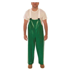 Heavy-Duty Chemical Resistant Rain Pants PVC-Coated Industrial Workwear