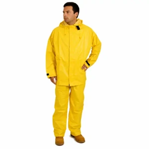 Hydroblast 2-piece industrial rain suit waterproof jacket and pants