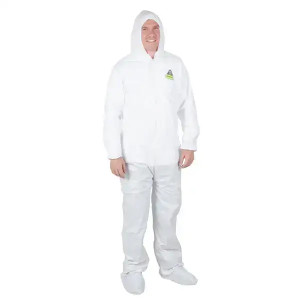 Splash Resistant Coverall With Boots