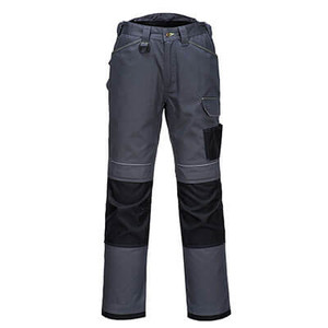 Polycotton construction work pants with cargo pockets and knee pad pockets
