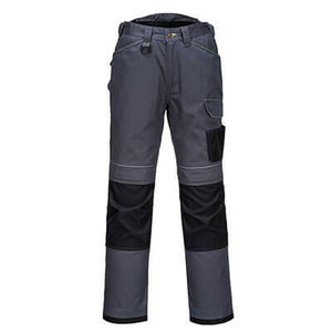 Polycotton construction work pants with cargo pockets and knee pad pockets