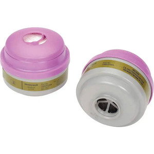Honeywell North P100 respirator cartridge NIOSH approved 2-pack