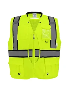 Foreman high-visibility safety vest ANSI Class 2 Type R