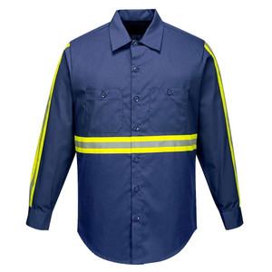 hi vis long sleeve reflective work shirt