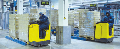 Insulated freezer clothing worn in a cold work environment
