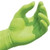Green nitrile disposable gloves FDA compliant