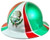 Honeywell Mexican Flag Hard Hat for industrial safety and pride