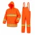 Class 3 reflective striping and waterproof material on Luminator™ Rainsuit