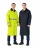 Challenger Reversible Raincoat Hi Vis Lime Green Black Waterproof Work Coat